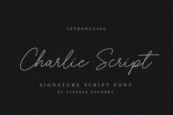 Charlie Script: The Font That Feels Like Your Signature