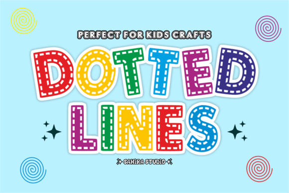 Dotted Lines: The Playful Font That Stitches Designs Together