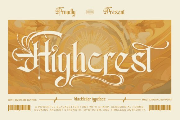 Highcrest: A Typeface of Authority and Heritage