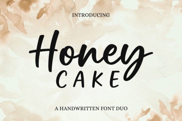 Honey Cake: A Handwritten Font for Warm, Welcoming Designs