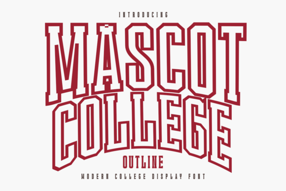 Mascot College Outline: Channeling Athletic Spirit in Modern Design