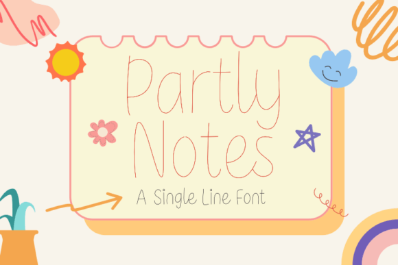 Partly Notes: A Modern Script for Clean, Continuous Branding
