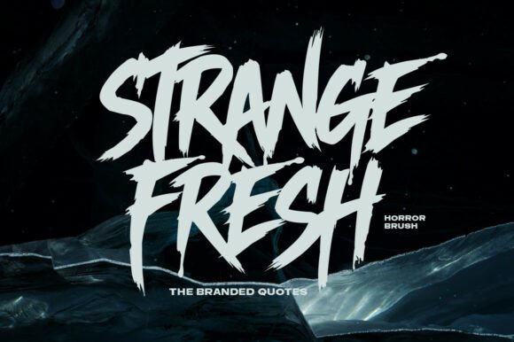 Strange Fresh: The Font That Bites Back