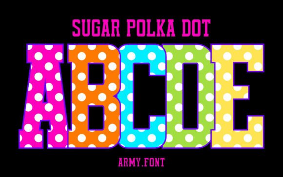 Sugar Polka Dot: A Typeface That Sparkles with Personality