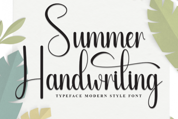 Summer Handwriting: A Font That Feels Like Sunshine