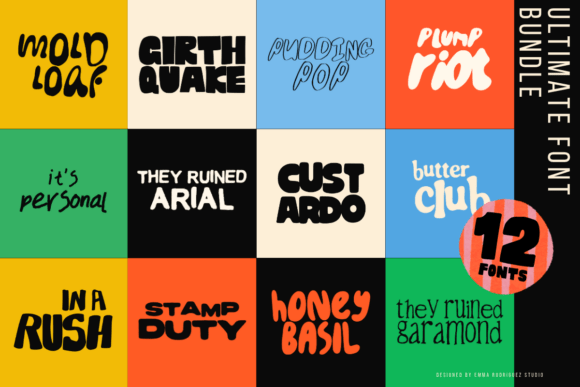 The Ultimate Bundle: Fonts with Personality for Modern Creators