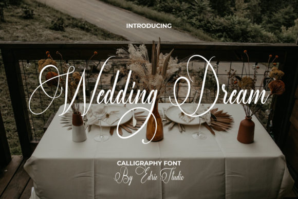Wedding Dream: A Font That Whispers Elegance and Speaks Volumes