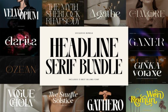 Why Designers Are Obsessed with the Headline Serif Bundle