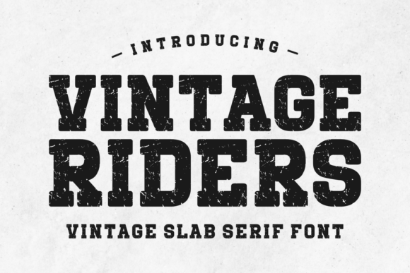Why Vintage Riders Is the Slab Serif Your Brand Has Been Missing